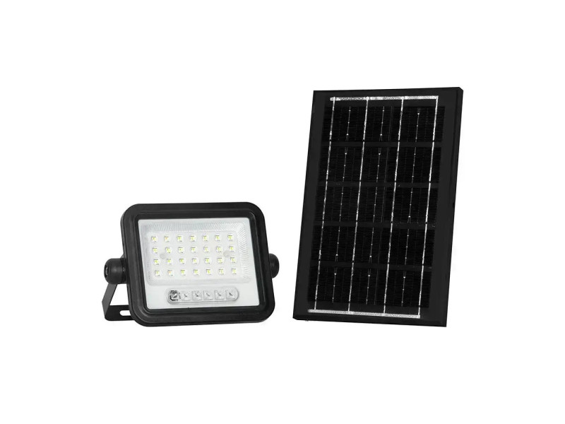 SKU 24086 VT-404W V-TAC Faro LED Solare 40W con Telecomando e Sensore Crepuscolare CCT 2000K-8000K IP65