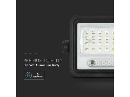 SKU 24086 VT-404W V-TAC Faro LED Solare 40W con Telecomando e Sensore Crepuscolare CCT 2000K-8000K IP65