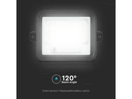 SKU 24086 VT-404W V-TAC Faro LED Solare 40W con Telecomando e Sensore Crepuscolare CCT 2000K-8000K IP65