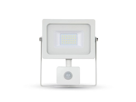 SKU 5805 VT-4922 V-TAC Faro LED SMD 20W con Sensore PIR Bianco 4500K IP44