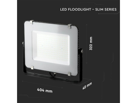 SKU 21773 VT-156 V-TAC PRO Faro LED SMD Chip Samsung 150W 115LM/W Nero 6500K IP65