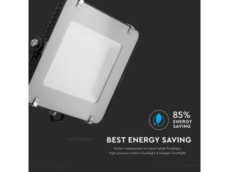 SKU 476 VT-150-B V-TAC PRO Faro LED SMD Chip Samsung 150W Nero 4000K IP65
