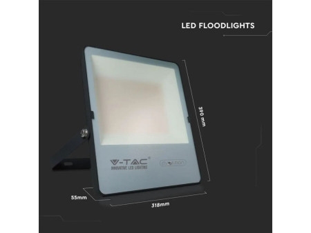SKU 6705 VT-49151 V-TAC Faro LED SMD 150W 160LM/W Nero 6400K IP65