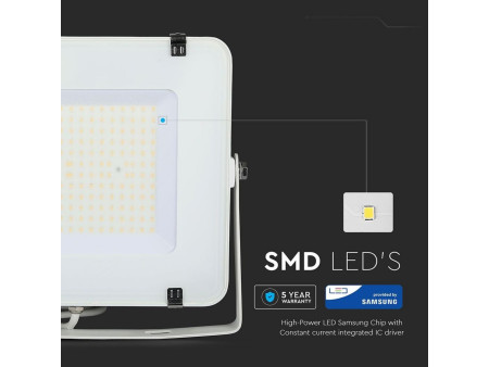 SKU 774 VT-156-W V-TAC PRO Faro LED SMD Chip Samsung 150W 120LM/W Bianco 4000K IP65