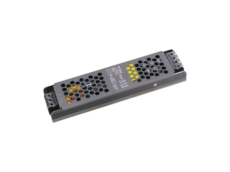 SKU 24237 VT-24075-S V-TAC Alimentatore LED Slim in Metallo 75W 24V 3.1A con 1 Uscita 200x50x24mm IP20