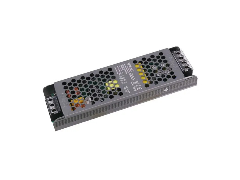 SKU 24240 VT-24202-S V-TAC Alimentatore LED Slim in Metallo 200W 24V 8.25A con 1 Uscita 209x63x25mm IP20