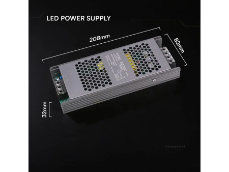 SKU 24242 VT-24361-S V-TAC Alimentatore LED Slim in Metallo 360W 24V 15A con 1 Uscita 208x82x32mm IP20