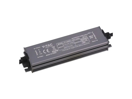 SKU 24243 VT-24035 V-TAC Alimentatore LED in Metallo 36W 24V 1.5A con 1 Uscita 140x35x21mm IP67