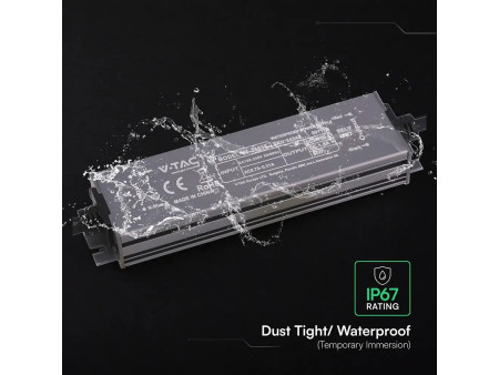 SKU 24243 VT-24035 V-TAC Alimentatore LED in Metallo 36W 24V 1.5A con 1 Uscita 140x35x21mm IP67