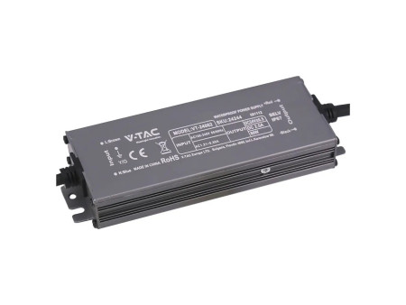 SKU 24244 VT-24062 V-TAC Alimentatore LED in Metallo 60W 24V 2.5A con 1 Uscita 159x50x25 IP67