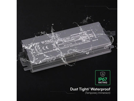 SKU 24244 VT-24062 V-TAC Alimentatore LED in Metallo 60W 24V 2.5A con 1 Uscita 159x50x25 IP67