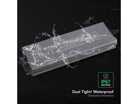 SKU 24246 VT-24152 V-TAC Alimentatore LED in Metallo 150W 24V 6.25A con 1 Uscita 224x65x25mm IP67