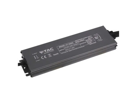 SKU 24247 VT-24202 V-TAC Alimentatore LED in Metallo 200W 24V 8.25A con 1 Uscita 244x65x25mm IP67