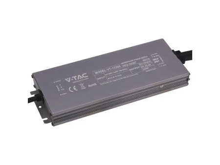 SKU 24248 VT-24302 V-TAC Alimentatore LED in Metallo 300W 24V 12.5A con 1 Uscita 244x80x29mm IP67