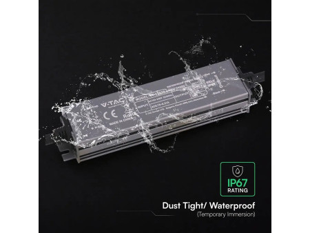 SKU 24262 VT-13036 V-TAC Alimentatore LED in Metallo 36W 12V 3A con 1 Uscita 140x35x21mm IP67
