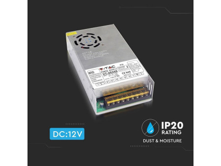 SKU 3057 VT-20350 V-TAC Alimentatore in Metallo 350W 12V 30A IP20