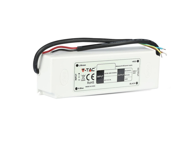 SKU 3213 V-TAC Alimentatore Meanwell 60W 12V 5A IP65