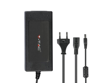 SKU 3238 VT-23031 V-TAC Alimentatore per Strip LED 30W 12V 2.5A Plug and Play con Jack 2.1 e Cavo 2.4m con Spina, Protezione EMI