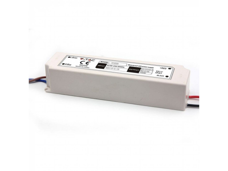SKU 3248 VT-22153 V-TAC Alimentatore in Plastica 150W 12V 12.5A Colore Bianco IP67