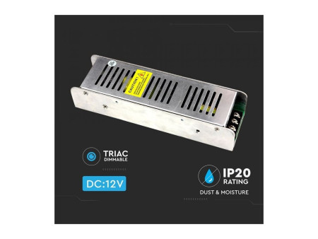 ALIMENTATORE 100W 12VDC 8.5A IP20 TRIAC DIMMER