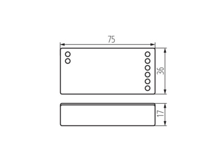 SKU 22148 KANLUX Controller per nastri led CTRL 12/24V RGBW CCT