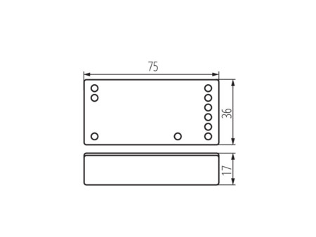SKU 22149 KANLUX Controller per nastri led CTRLD 12/24 M/RGB/CCT
