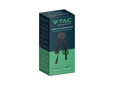 SKU 23466 VT-2412 V-TAC Interruttore Touch Dimmerabile a Sfioramento per Strip LED 12-24V (72-144W) 6A