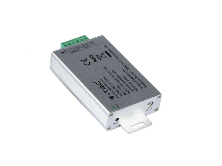SKU 3303 VT-4083 V-TAC Controller Dimmer Wireless RF 2.4GHz per Strip LED RGB 3 Canali 12V/24V 12A con Telecomando 4 Tasti