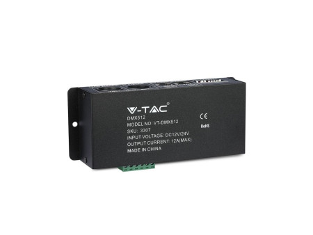 SKU 3307 VT-DMX 512 V-TAC Controller per Strip LED DMX512 (Max 360W)