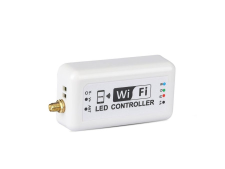 SKU 3322 V-TAC Controller Dimmer Smart WiFi per Strip LED RGB 3 Canali 12V/24V 12A