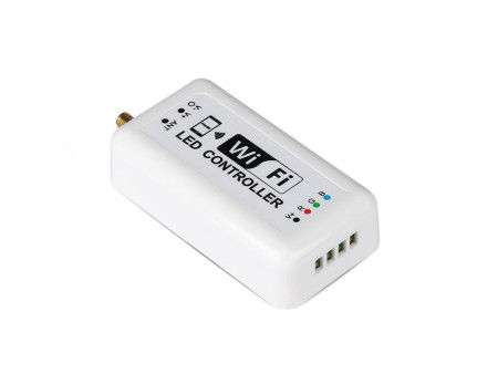 SKU 3322 V-TAC Controller Dimmer Smart WiFi per Strip LED RGB 3 Canali 12V/24V 12A