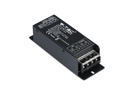 SKU 3337 VT-2414 V-TAC Controller Dimmer Wireless RF 2.4GHz Strip LED Monocolore 1 Canale 12V/24V 25A Sync RJ45 con Telecomando