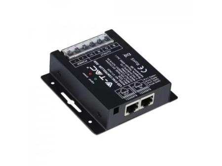 SKU 3339 VT-2420 V-TAC Controller Dimmer Wireless RF 2.4GHz Strip LED RGB 3 Canali 12V/24V 24A Sync RJ45 Telecomando 20 Tasti
