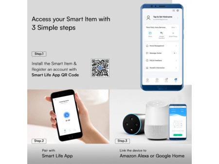 SKU 8426 VT-5009 V-TAC Controller LED Smart WiFi RGB+CCT 5 Canali 12/24V Alexa/Google