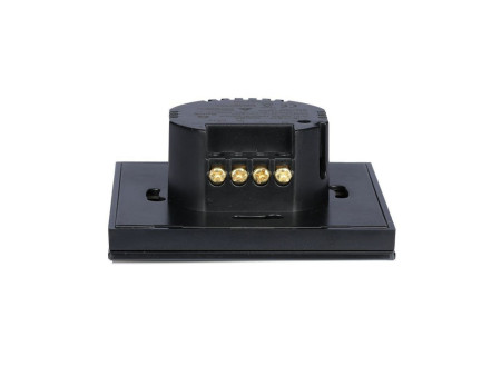 SKU 8432 VT-5013 V-TAC Interruttore Touch Dimmer Wifi 3 tasti per Google Home e Alexa Tramite App V-Tac Smart Colore Nero