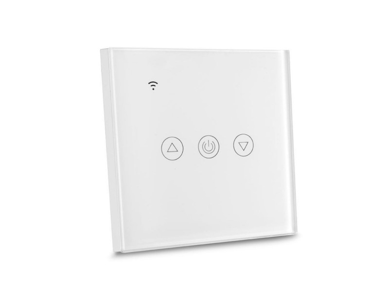SKU 8433 VT-5013 V-TAC Interruttore Touch Dimmer Wifi 3 tasti per Google Home e Alexa Tramite App V-Tac Smart Colore Bianco