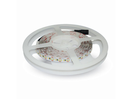 SKU 2002 VT-3528 120-IP20 V-TAC Strip LED SMD3528 7,2W/m Bobina 5m 120 LED/m 12V 6400K 8mm