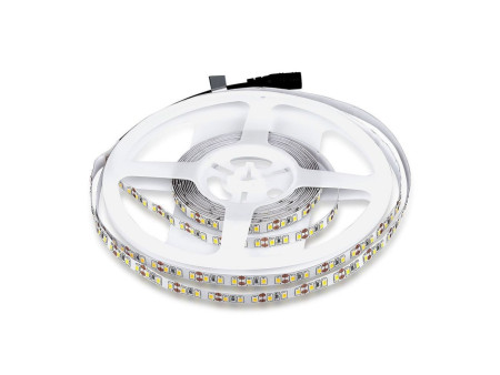 SKU 2025 VT-3528 120-IP20 V-TAC Strip LED SMD3528 7,2W/m Bobina 5m 120 LED/m 12V 3000K 8mm