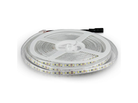 SKU 2038 VT-3528 120-IP65 V-TAC Strip LED SMD3528 7,2W/m Bobina 5m 120 LED/m 12V 3000K IP65 8mm