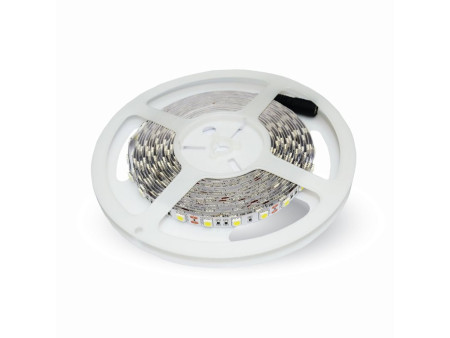 SKU 2120 VT-5050 60-IP20-10.8 V-TAC Strip LED SMD5050 10,8W/m Bobina 5m 60 LED/m 12V RGB 10mm