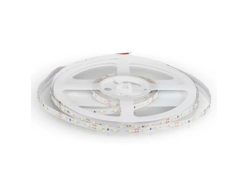 SKU 212015 VT-3528-60-IP20 V-TAC Strip LED SMD3528 3,2W/m Bobina 5m 60 LED/m 12V Rosso 8mm