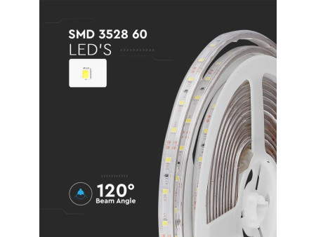 STRISCIA LED SMD3528 60LED/mt VERDE IP65 3.6w/m