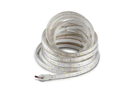 SKU 212036 VT-3528-IP65 V-TAC Strip LED SMD3528 3,2W/m Bobina 5m 60 LED/m 12V Rosso IP65 8mm
