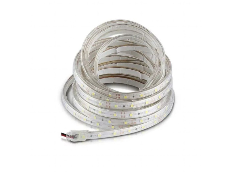 SKU 212036 VT-3528-IP65 V-TAC Strip LED SMD3528 3,2W/m Bobina 5m 60 LED/m 12V Rosso IP65 8mm