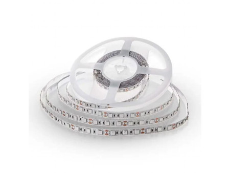 SKU 212122 VT-5050-60-IP20-11 V-TAC Strip LED SMD5050 11W/m Bobina 5m 60 LED/m 12V 3000K 10mm