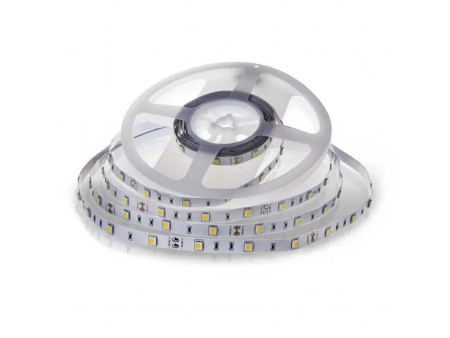 SKU 212133 VT-5050-IP20 V-TAC Strip LED SMD5050 6W/m Bobina 5m 30 LED/m 12V 6500K 10mm