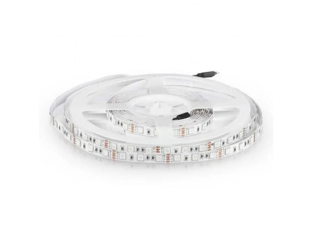 SKU 212137 VT-5050-60-IP20-11 V-TAC Strip LED SMD5050 11W/m Bobina 5m 60 LED/m 12V Blu 10mm