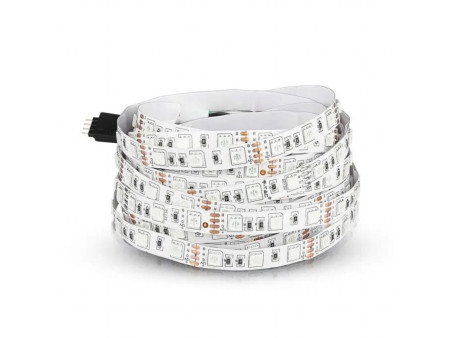SKU 212156 VT-5050-60-IP20-11 V-TAC Strip LED SMD5050 11W/m Bobina 5m 60 LED/m 12V Giallo 10mm