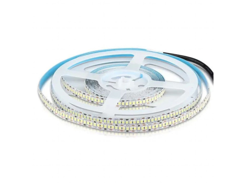 SKU 212166 VT-2835-240-IP20 V-TAC Strip LED SMD2835 20W/m Bobina 5m 240 LED/m 12V 6500K 10mm