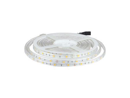 SKU 212460 VT-5050-30-N V-TAC Strip LED SMD5050 6W/m Bobina 5m 30 LED/m 12V 4000K IP65 10mm